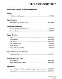 repair manual Doosan S470LC-V Track Excavator Shop Manual PDF
