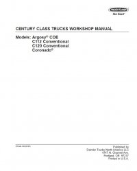 repair manual Freightliner Century Class Trucks Workshop Manual PDF