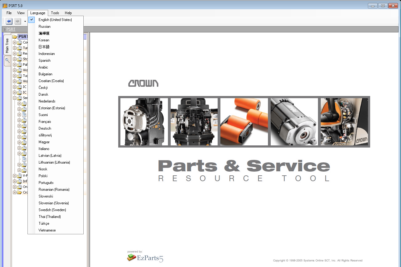 Crown Parts and Service Resource Tool Version 5 2019