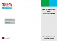 repair manual Nissan Forklift Service Manuals 2013