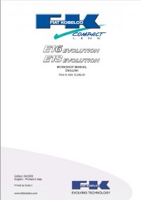 repair manual Fiat Kobelco E16, E18 Evolution Excavators Workshop Manual PDF