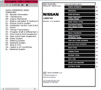 repair manual Nissan Cabstar Model TL0 Series 2006 Electronic Service Manual