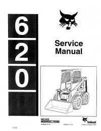 repair manual Bobcat 620 Skid Steer Loader Service Manual PDF