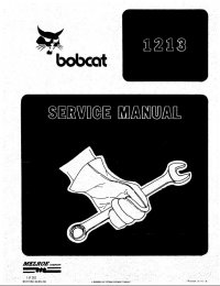 repair manual Bobcat 1213 Loader Service Manual PDF