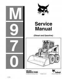 repair manual Bobcat M970 Loader Service Manual PDF