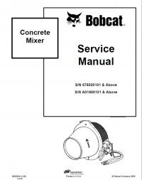 repair manual Bobcat Concrete Mixer Service Manual PDF