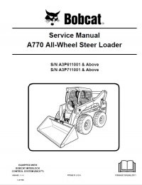 repair manual Bobcat A770 All-Wheel Steer Loader Service Manual PDF