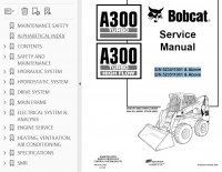 repair manual Bobcat A300 Turbo, A300 Turbo High Flow Skid Steer Loaders Service Manual PDF