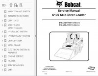 repair manual Bobcat S100 Skid-Steer Loader Service Manual PDF
