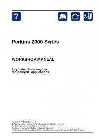 repair manual Perkins 2000 Series Engines Workshop Manual PDF
