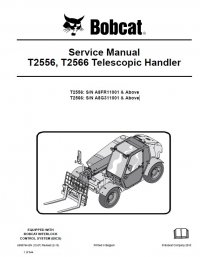 repair manual Bobcat T2556, T2566 Telescopic Handlers Service Manual PDF