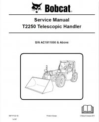 repair manual Bobcat T2250 Telescopic Handler Service Manual PDF