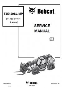 repair manual Bobcat T35120SL MP Telescopic Handler Service Manual PDF
