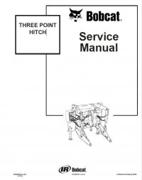 repair manual Bobcat Three Point Hitch Service Manual PDF