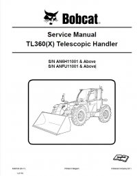 repair manual Bobcat TL360(X) Telescopic Handler Service Manual PDF