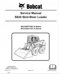 repair manual Bobcat S630 Skid-Steer Loader Service Manual PDF