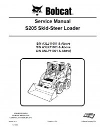 repair manual Bobcat S205 Skid-Steer Loader Service Manual PDF