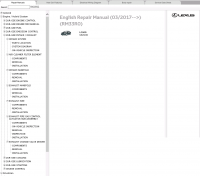 repair manual Lexus LC500 Repair Manual RM33RO