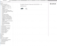 repair manual Lexus GS F Repair Manual 10/2015