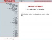repair manual Toyota Century GZG50 Series Service Manual