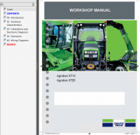 repair manual Deutz Fahr Agrotron X710, X720 Tractors Workshop Manual PDF
