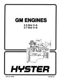 repair manual Hyster Class 5 For F006 (H135-155XL) Internal Combustion Engine Trucks PDF Manual