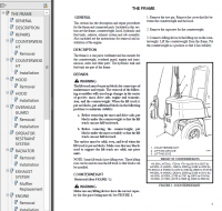 repair manual Hyster Class 5 For G005 (H3.50-5.00XL Europe) Internal Combustion Engine Trucks PDF Manual