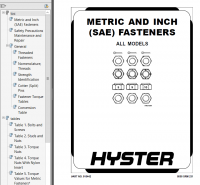 repair manual Hyster Class 5 For L177 Internal Combustion Engine Trucks PDF Manual