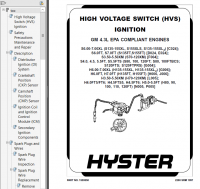 repair manual Hyster Class 5 For H006 (H6.0FT, H7.0FT Europe) Internal Combustion Engine Trucks PDF Manual