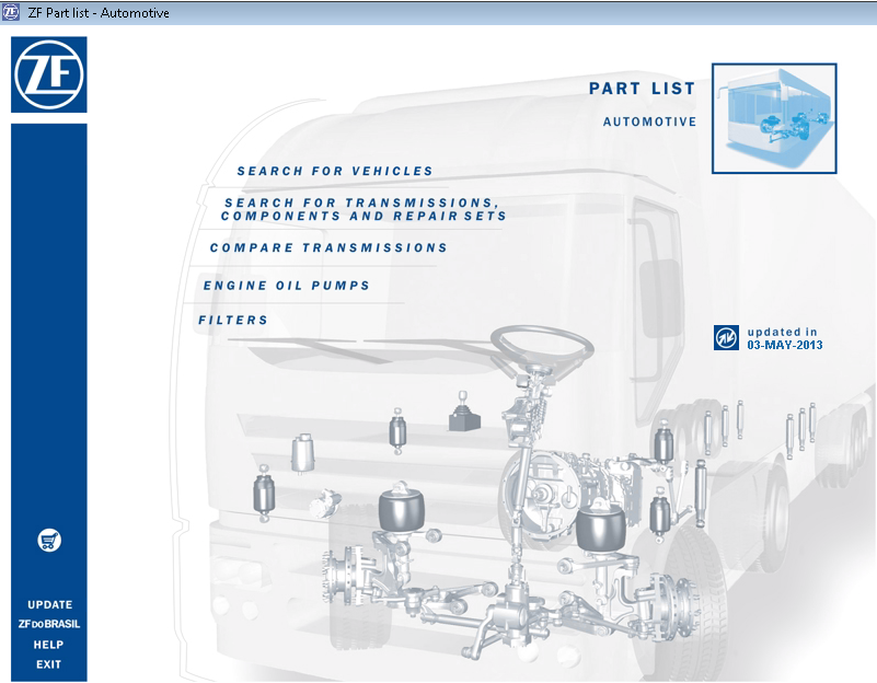 ZF Part List Automotive 2013 Spare Parts Catalog Download