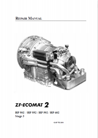 repair manual ZF-Ecomat 2 HP 502 / HP 552 / HP 592 / HP 602 Repair Manual PDF