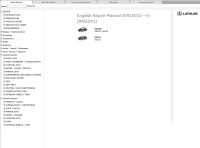 repair manual Lexus RX200t RX350 PDF Manual (09.2015)