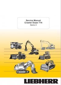repair manual Liebherr Crawler Dozers 714 Series 4 Service Manual PDF