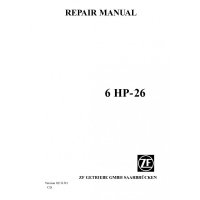 repair manual ZF 6HP-26 Transmission Repair Manual PDF