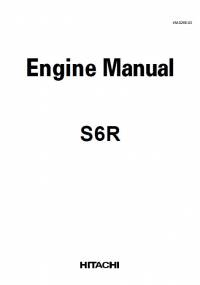 repair manual Hitachi Diesel Engine S6R PDF Engine Manual