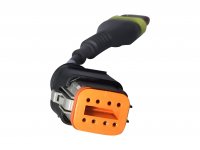 Diagnostic adapter interface TEXA Marine - Volvo Penta EGC-EVC 8-pin Rectangular Cable AM18
