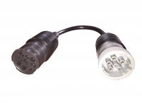 Diagnostic adapter interface 9-pin to 6-pin Converter Cable for Volvo VOCOM Adapter