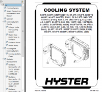 repair manual Hyster Class 4 For E024 (S135FT, S155FT) Internal Combustion Engine Trucks PDF Manual