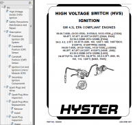 repair manual Hyster Class 4 For G004 (S4.0FT, S4.5FT, S5.5FT, S5.5FTS Europe) Trucks PDF Manual