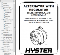 repair manual Hyster Class 4 For B187 (S40-60XL) Internal Combustion Engine Trucks PDF Manual