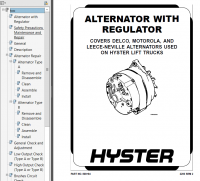 repair manual Hyster Class 4 For C024 (S135-155XL; S155XL2) Internal Combustion Engine Trucks - Cushion Tire PDF