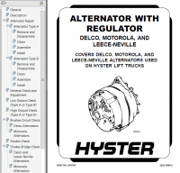 repair manual Hyster Class 5 For C019. (H300-360XL) Internal Combustion Engine Trucks PDF Manual