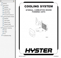 repair manual Hyster Class 5 For C117. (H800-1050C) Internal Combustion Engine Trucks PDF Manual