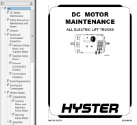 repair manual Hyster Class 3 For B455 (W20-30ZR) Electric Motor Hand Trucks PDF Manual