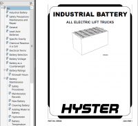 repair manual Hyster Class 3 For C215 (W45Z) Electric Motor Hand Trucks PDF Manual