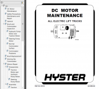 repair manual Hyster Class 1 For D114 (E1.50-1.75XM, E2.00XMS Europe) Electric Motor Rider Trucks PDF Manual
