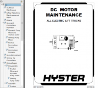 repair manual Hyster Class 1 For B168 (J40-60XL) Electric Motor Rider Trucks PDF Manual