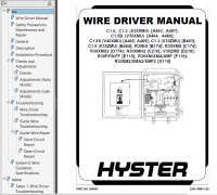 repair manual Hyster Class 2 For C210 (N30XMH2) Electric Motor Narrow Aisle Trucks PDF Manual