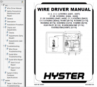 repair manual Hyster Class 2 For D174 (R30XMS2) Electric Motor Narrow Aisle Trucks PDF Manual