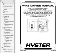 repair manual Hyster Class 2 For D210 (V30ZMD) Electric Motor Narrow Aisle Trucks PDF Manual